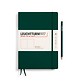 Carnet de notes Composition (B5), Couverture rigide, 219 pages num., Forest Green, blanc